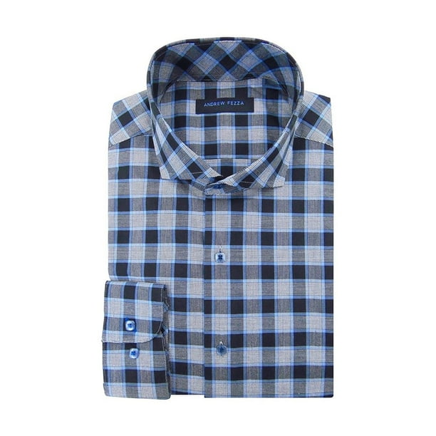 Available in Many Paterns and Colors Andrew Fezza Mens Slim Fit Dress Shirt Available in Many Paterns and Colors Andrew Fezza Mens Slim Fit Dress Shirt